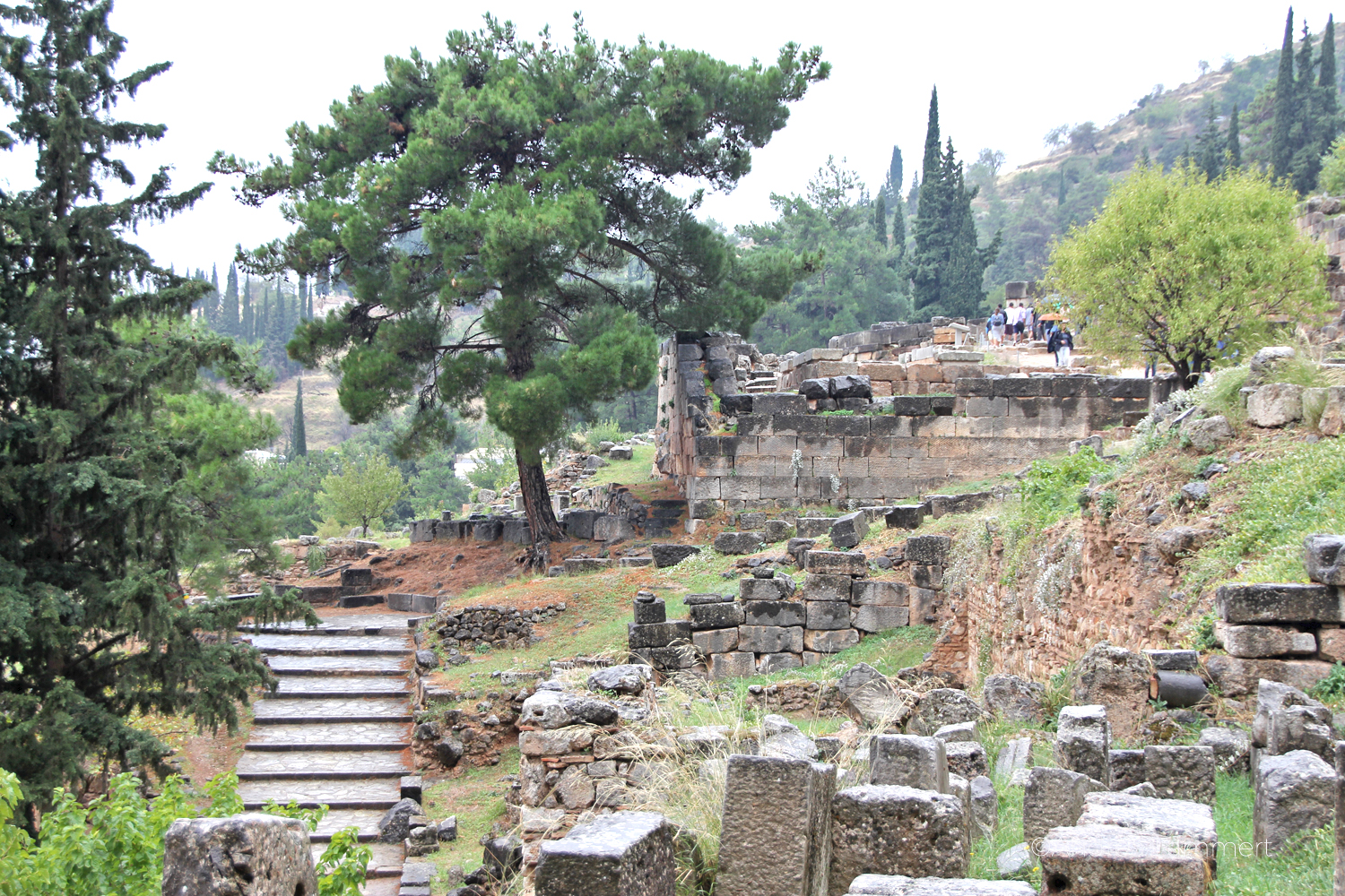 Magisches Delphi. Apollon-Tempel, Übersicht