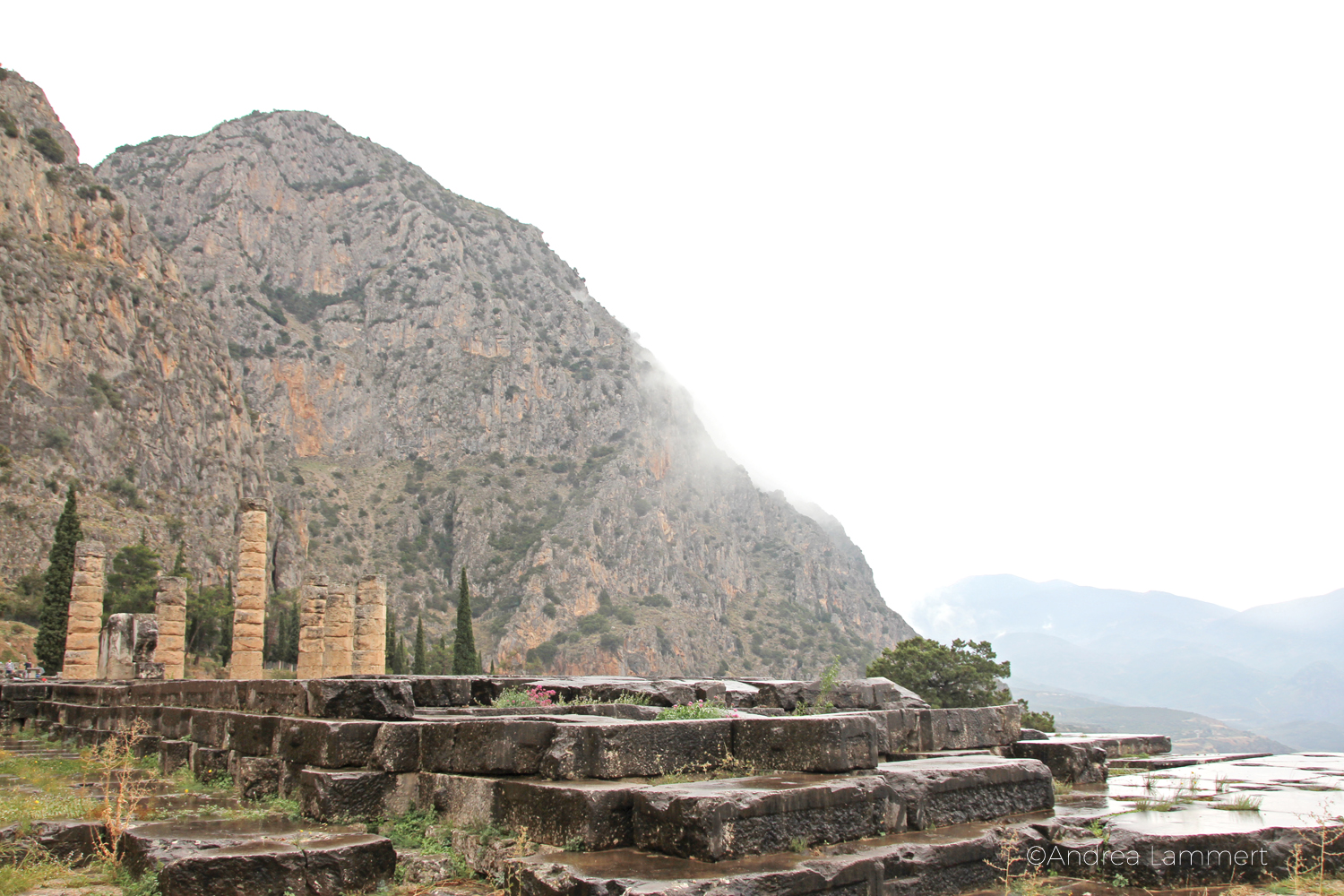 Magisches Delphi. Apollon-Tempel, Übersicht