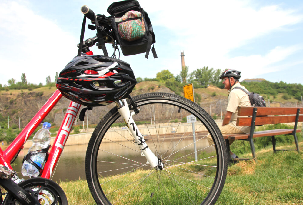 Elberadweg - von Prag nach Deutschland (Etappe 1) Elberadweg Tschechien, Melnik,