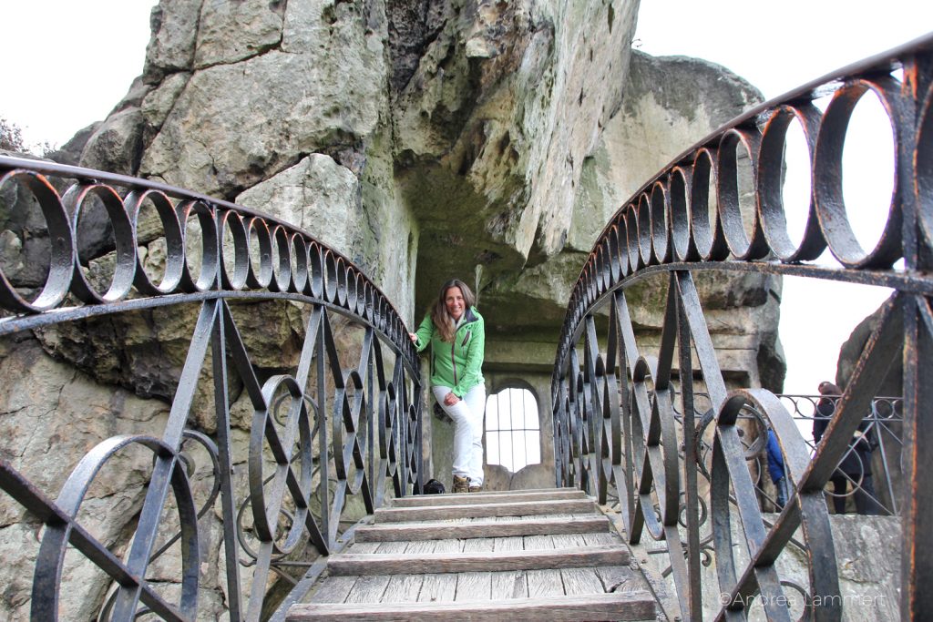 Externsteine, Spirituell, Teutoburger Wald, Bad Meinberg, Brücke am Turmfels