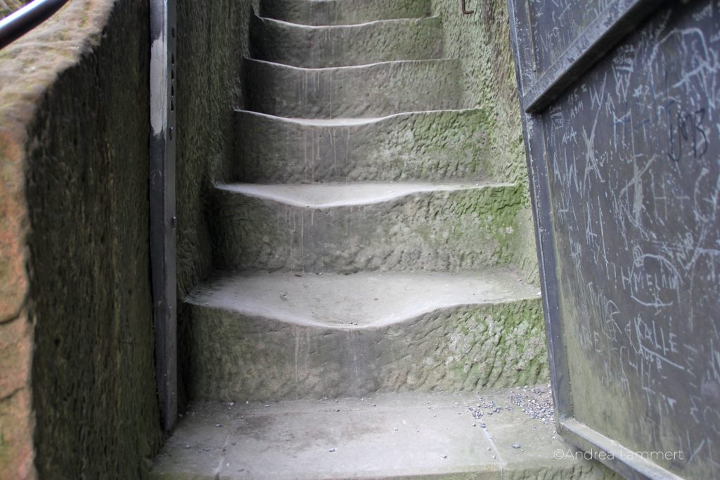 Externsteine, Spirituell, Teutoburger Wald, Bad Meinberg, Turmfelsen Treppe auf den Felsen