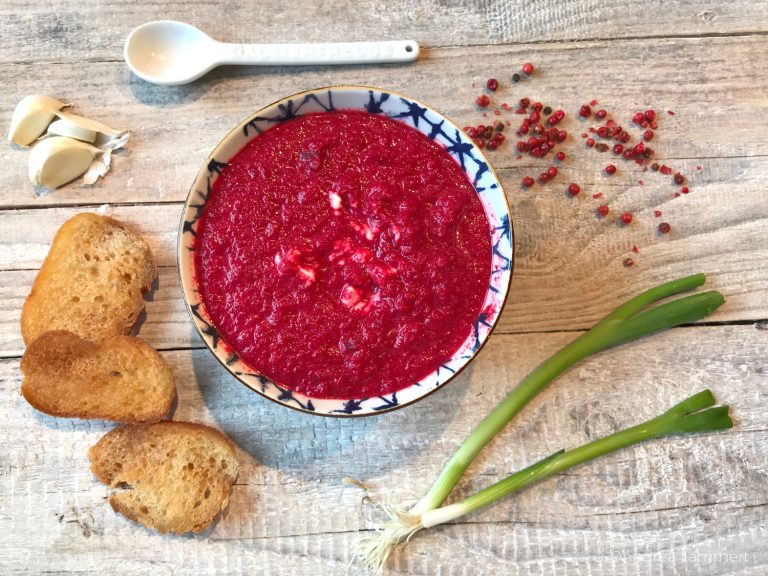 Vegane Rote-Bete-Kokos-Suppe