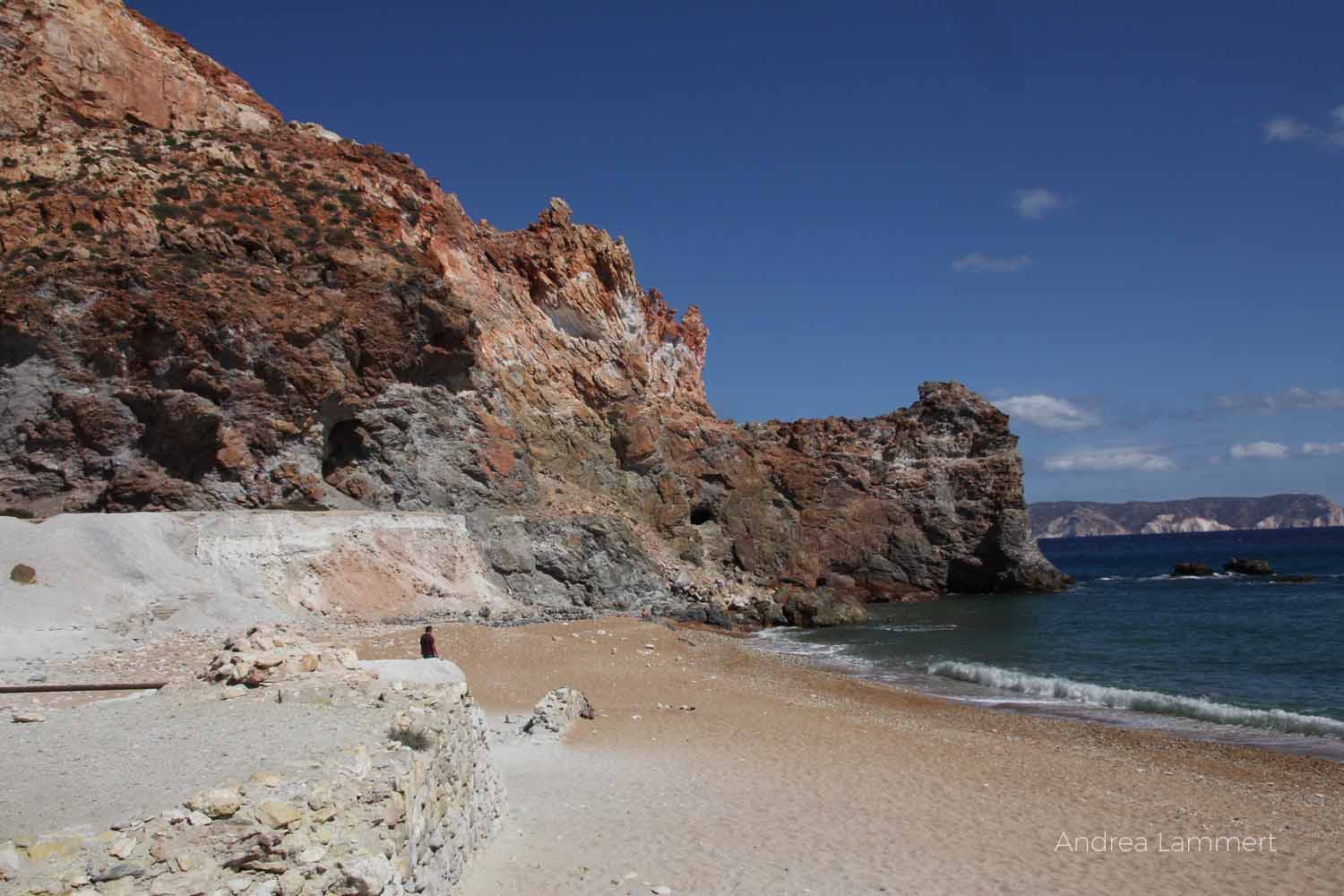 Schwefelminen Milos, Sulfur Mines, Paliorema, Verlassener Ort mit Bergbau auf Milos