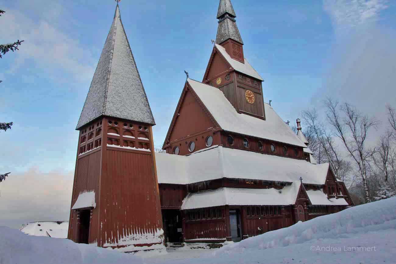 Stabkirche in Hahnenklee im Harz