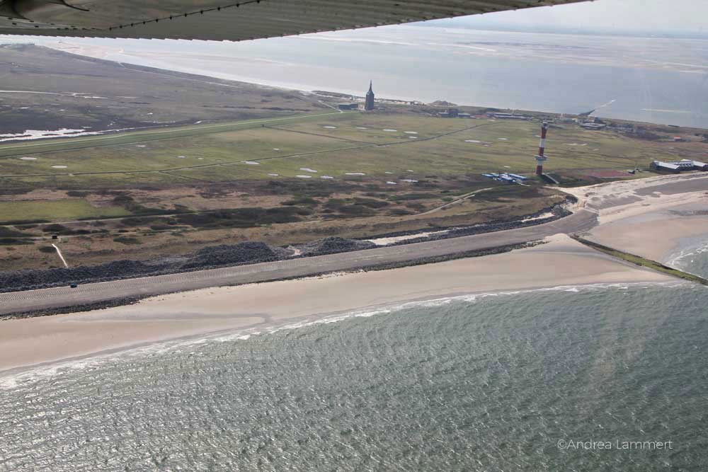 Nordsee von oben, mit der Cessna über die Ostfriesischen Inseln fliegen, Rundflug von Harle aus