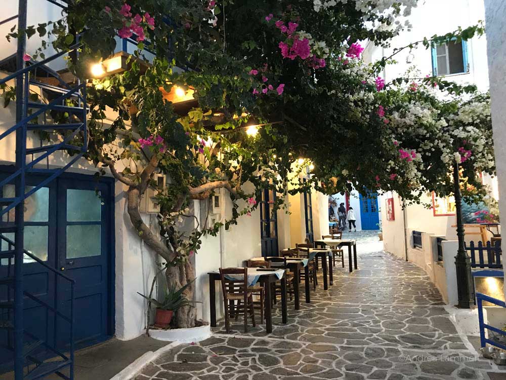 Die Sehenswürdigkeiten der griechischen Insel Milos, Restaurant in Plaka