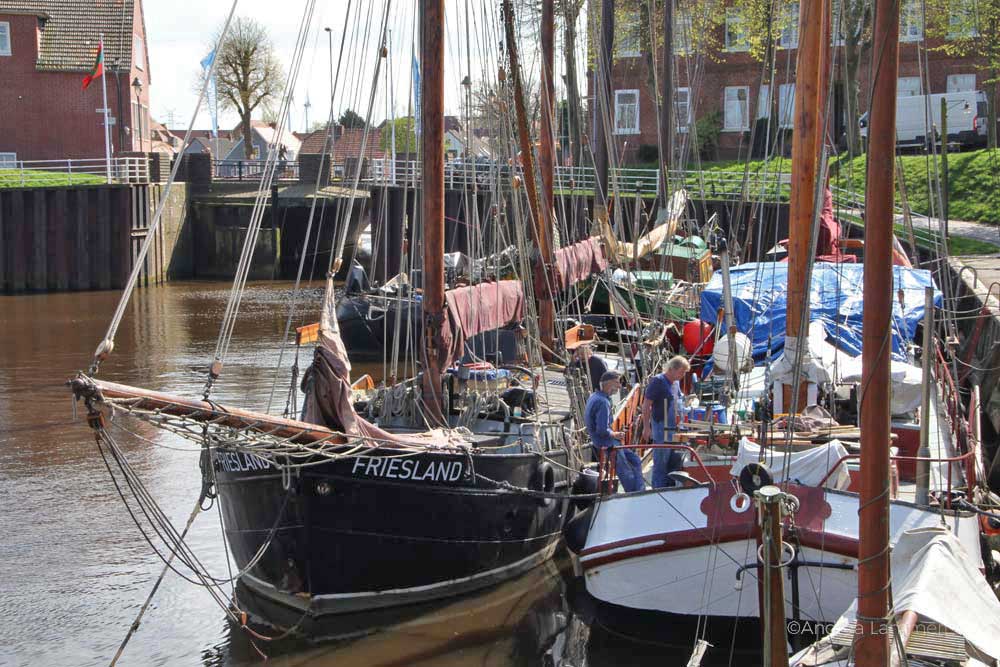 Nordsee, Wangerland, Harle, Harlingersiel, Carolinensiel, Museumshafen Carolinensiel