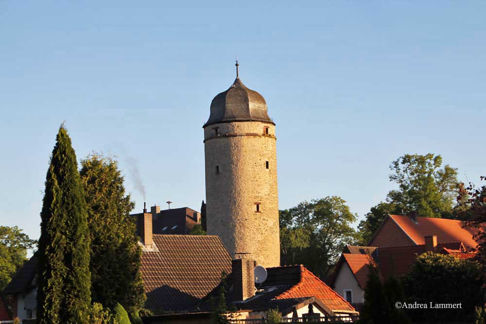 Im Dreiländereck zwischen Niedersachsen, Hessen und NRW liegt Warburg mit seinen 23 000 Einwohnern. Erstmals urkundlich erwähnt wurde der Ort 1010, Kennzeichen war die Burg auf dem Wartberg. Hier Sackturm