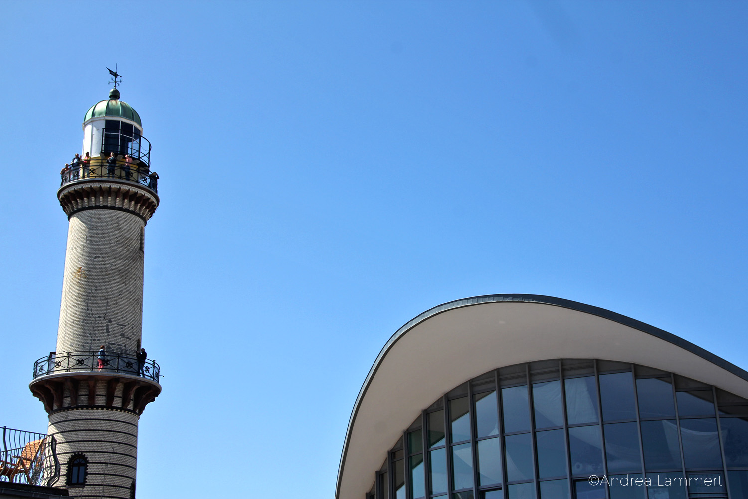 Warnemünde, Tipps, Leuchtturm mit Teepott