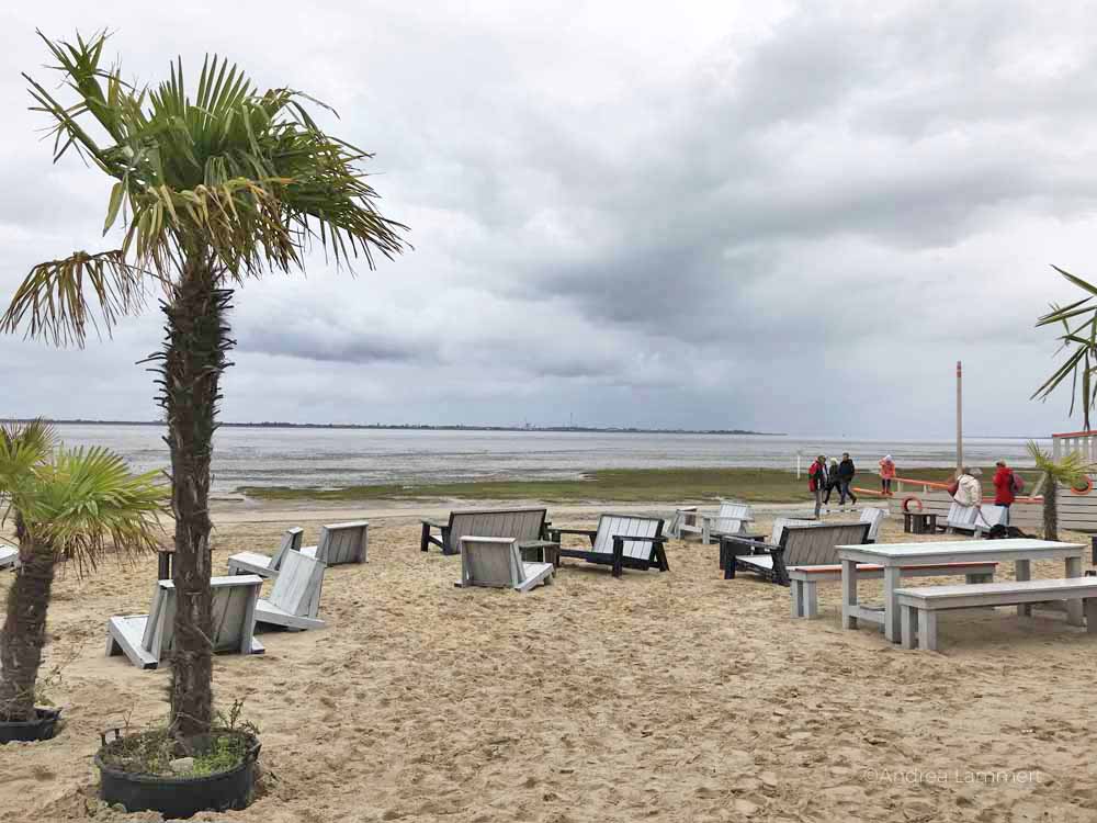 Palmenstrand an der Nordsee,