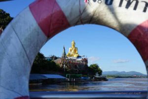 Flussfahrt auf dem Mekong ivon Thailand nach Laos, Mekong river tour