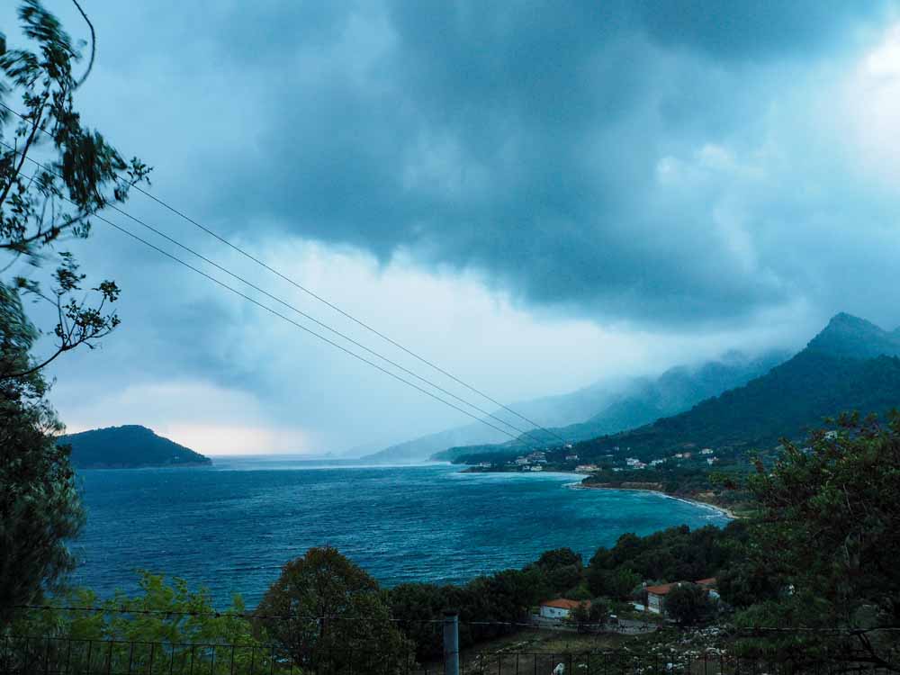 Thassos. Griechenland. Inseln, Karte, Reiseführer, Golden Beach,