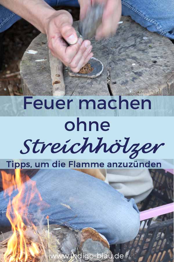 Zurück in die Steinzeit: Feuermachen in Steinen statt Streichhölzern
