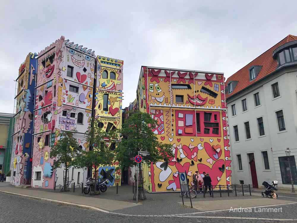 Happy-Rizzi-House: Es macht mit Pop-Art gute Laune und zählt zu den Sehenswürdigkeiten der Stadt.