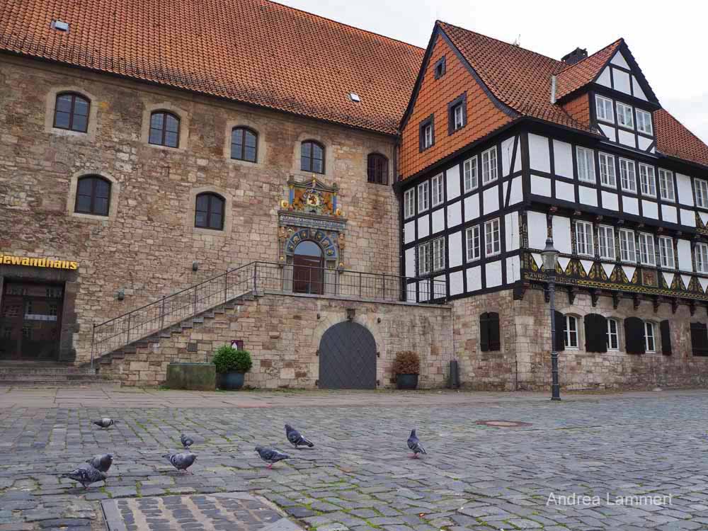 Das Gewandhaus am Altmarkt. in Braunschweig