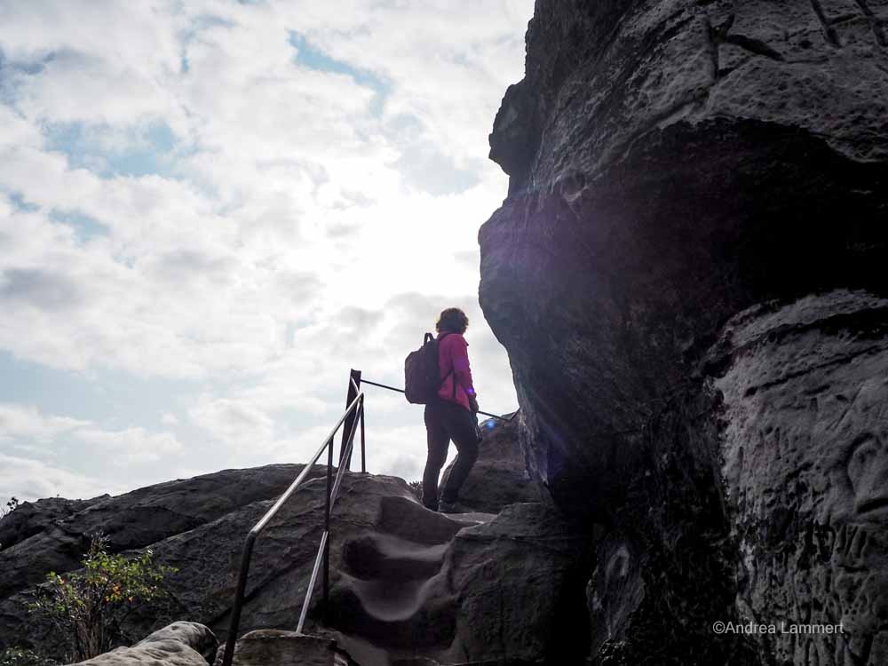 Teufelsmauer: Großvaterfelsen bei Blankenburg.