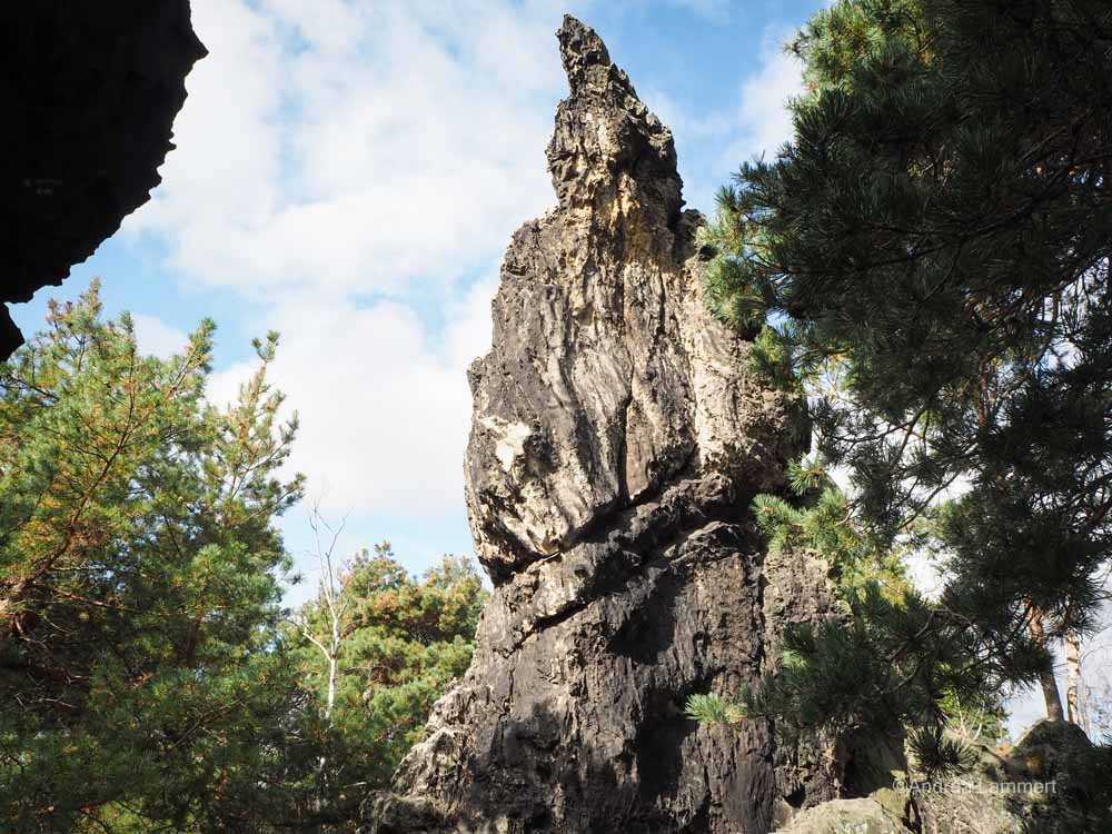 Harz: Wandern auf dem Teufelsmauerstieg.