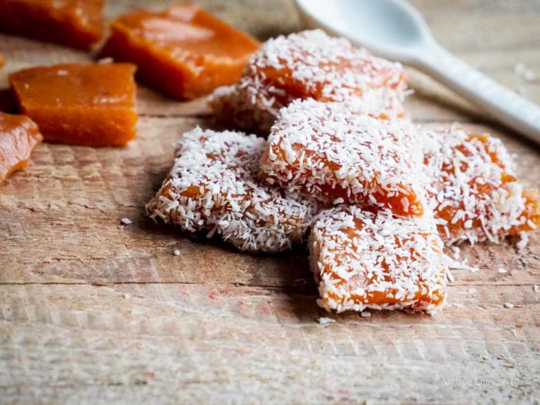 Rezept: Quittenbrot statt Gummibärchen I indigo-blau.de