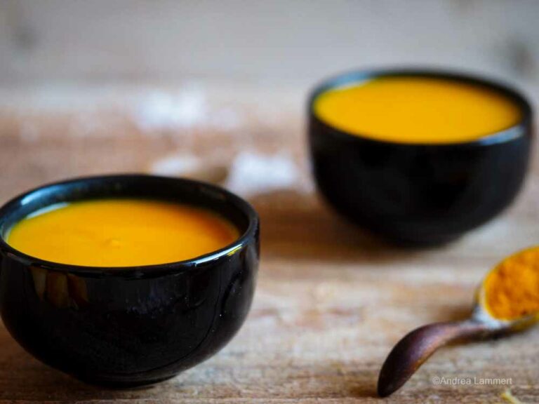 Kürbissuppe vegan I mit Kokosmilch I Rezept I indigo-blau.de