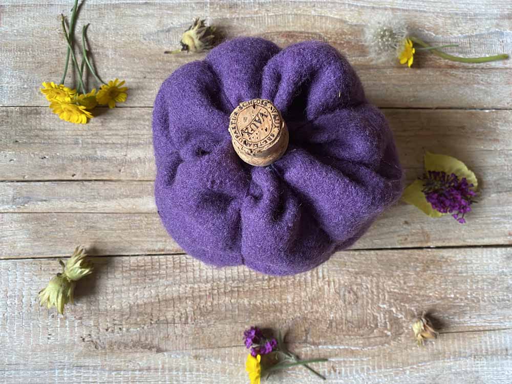 Anleitung Kürbiskissen nähen diy
