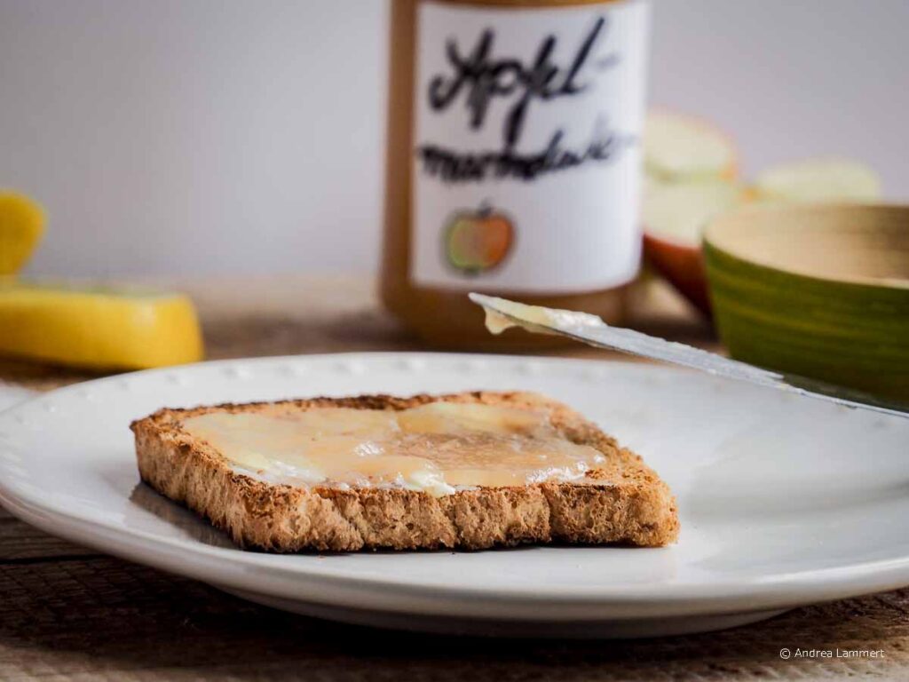 Apfelmarmelade Rezept. Apfelmarmelade selbstgemacht
