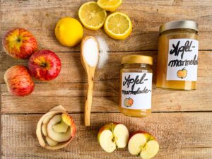 Apfelmarmelade Rezept. Apfelmarmelade selbstgemacht
