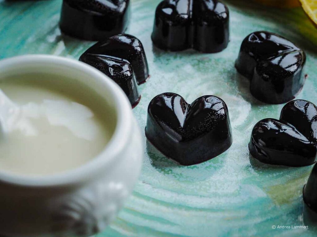 Wackelpudding Holunder Rezept ohne Gelatine